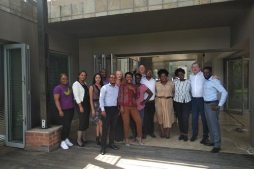 The PAPE Funds Team on the office veranda 